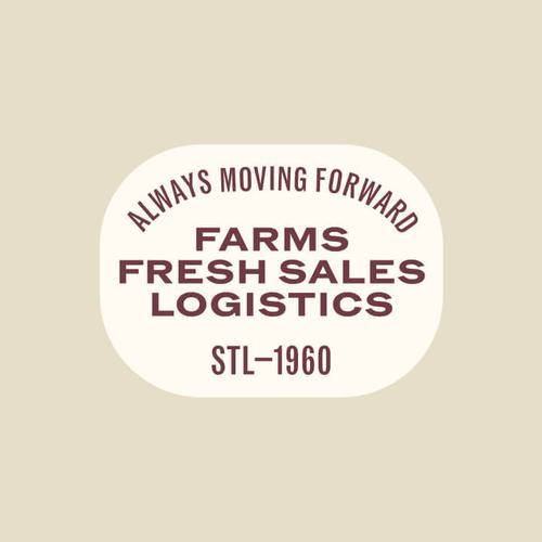 Lange Farms, Fresh Sales, and Logistics stamp